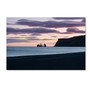 Trademark Fine Art Philippe Sainte-Laudy 'Night Falls on Reynisdrangar' 12" x 19" Canvas Stretched Art Print (190836318629)