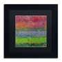 Trademark Fine Art Michelle Calkins 'Blue Waters' 11" x 11" Matted Framed (190836069385)