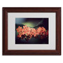 Trademark Philippe Sainte-Laudy "Flowers Waiting" Art, White Matte With Wood Frame, 11" x 14" (65dcf9efe8837636b11a31e3_ud)