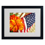 Trademark Monica Fleet "Grace in Honor" Art, White Matte W/Black Frame, 16" x 20" (65dcfa08e8837636b11a326c_ud)