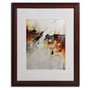 Trademark CH Studios "Fallen Light" Art, White Matte W/Wood Frame, 16" x 20" (65dcfa1fe8837636b11a32cf_ud)