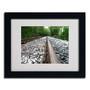 Trademark Monica Fleet "Guided Journey" Art, White Matte W/Black Frame, 11" x 14" (65dcfa20e8837636b11a32ea_ud)