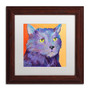 Trademark Fine Art Pat Saunders-White 'Frenchy' 11 x 11 (PS121-W1111MF)