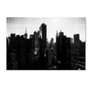 Trademark Fine Art Philippe Hugonnard 'Pixels Print Manhattan' 12" x 19" Canvas Stretched (886511951594)