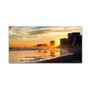 Trademark Fine Art ''Atlantic City Sunset'' by David Ayash 24" x 47" Canvas Art (MA0626-C2447GG)