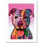 Trademark Fine Art Dean Russo 'Cherish The Pitbull' 18" x 24" Paper Rolled (190836146420)