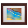 Trademark Fine Art Cora Niele 'Blue Flow' 11" x 14" Matted Framed Art Print (190836253548)