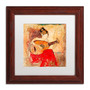 Trademark Fine Art Joarez 'Vanessa' 11" x 11" Matted Framed (190836235810)