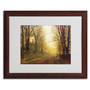 Trademark John Grimshaw "Whitby" Art, White Matte With Wood Frame, 16" x 20" (65dcfb8fe8837636b11a3989_ud)