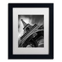 Trademark Fine Art ''Eiffel Tower Study II'' by Moises Levy 11" x 14" White Matted Black Frame (ALI1056-B1114MF)