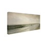 Trademark William Richards "Quiet Seascape 1883" Gallery-Wrapped Canvas Art, 16" x 32" (65dcfbd6e8837636b11a3abb_ud)