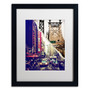 Trademark Fine Art ''NYC Traffic'' by Philippe Hugonnard 16" x 20" White Matted Black Frame (PH0077-B1620MF)
