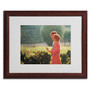 Trademark Biuseppe Pellizza da Volpedo "Walk" Art, White Matte With wood Frame, 16" x 20" (65dcfc36e8837636b11a3cb8_ud)