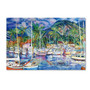 Trademark Fine Art 12" x 19" Wooden Frame Lahaina Marina (65dcfc4fe8837636b11a3d0f_ud)
