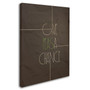 Trademark Megan Romo "Give Peas a Chance" Gallery-Wrapped Canvas Art, 14" x 19" (65dcfc4fe8837636b11a3d29_ud)