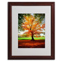 Trademark Philippe Sainte-Laudy "Tout Feu" Art, White Matte With Wood Frame, 16" x 20" (65dcfc70e8837636b11a3dae_ud)