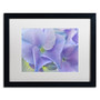 Trademark Fine Art Cora Niele 'Blue Hortensia' 16" x 20" Matted Framed Art Print (190836256518)