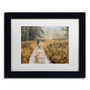 Trademark Fine Art Cora Niele 'Walking the Dogs' 11" x 14" Matted Framed (190836316922)