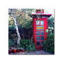 Trademark Fine Art 18" x 18" Wooden Frame Red in The Garden (65dcfcade8837636b11a3ebb_ud)