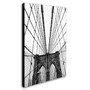 Trademark CATeyes "Brooklyn Bridge 3" Gallery-Wrapped Canvas Art, 12" x 19" (65dcfcbae8837636b11a3ef8_ud)