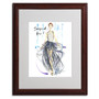 Trademark Jennifer Lilya "Suspend Her" Art, White Matte With Wood Frame, 16" x 20" (65dcfceae8837636b11a3fe0_ud)