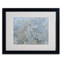 Trademark Kurt Shaffer "Frost Pattern #5" Art, White Matte W/Black Frame, 16" x 20" (65dcfcfee8837636b11a4049_ud)