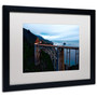 Trademark David Ayash "Big Sur...California-II" Art, White Matte With Black Frame, 16" x 20" (65dcfd19e8837636b11a40a4_ud)