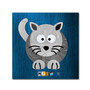 Trademark Fine Art ''Meow The Cat'' by Design Turnpike 14" x 14" Canvas Art (ALI1303-C1414GG)