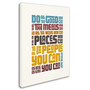 Trademark Megan Romo "Do Good III" Gallery-Wrapped Canvas Art, 14" x 19" (65dcfd26e8837636b11a40f3_ud)
