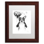 Trademark Fine Art Balazs Solti 'My Heart Goes Boom' 11" x 14" Matted Framed (190836179510)