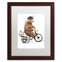 Trademark Fine Art ''Bringing Home Dinner #2'' by J Hovenstine Studios 16" x 20" White Matted Wood Frame (ALI1329-W1620MF)