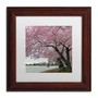 Trademark Fine Art CATeyes 'Tidal Basin Blossoms' 11" x 11" Matted Framed (190836099450)