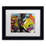 Trademark Fine Art ''Left of Yes'' by Dan Monteavaro 11" x 14" White Matted Black Frame (ALI0957-B1114MF)