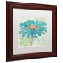 Trademark Chris Paschke "Spa Daisies I" Art, White Matte With Wood Frame, 11" x 11" (65dcfdd4e8837636b11a4405_ud)