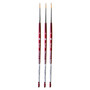 Princeton Velvetouch Mixed Media Brushes 2 round [Pack of 3] (PK3-3950R-2)