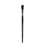 Silver Brush Ruby Satin Series Synthetic Brushes Short Handle 1/2 In. Angular 2506S (2506S-1/2)