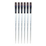 Robert Simmons Simply Simmons Extra Firm Filament flat long handle 8 [Pack of 6] (PK6-255344008)