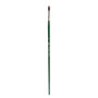 Silver Brush Ruby Satin Series Synthetic Brushes Long Handle 2 Flat 2501 (2501-2)