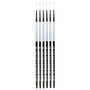 Dynasty Black Silver Long Liner Short Handle 5/0, 6/Pack (PK6-32765)