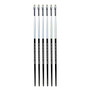 Dynasty Black Silver Bright Long Handle 4, 6/Pack (PK6-32842)