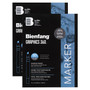 Bienfang Graphics 360 100% Rag Translucent Marker Paper 9 in. x 12 in. pad of 50 [Pack of 2](PK2-316121)