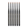 Royal and Langnickel Series 4200 Mini-Majestic Brushes 10/0 angular shader [Pack of 6] (PK6-R4200AW-10/0)