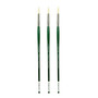 Grumbacher Gainsborough Oil and Acrylic Brushes, 6 Round, Pack of 3 (PK3-1271R.6)