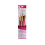 Princeton Art & Brush RealValue Short Handle Assorted Brushes, #3, #6, #8, 4/Set (9183)