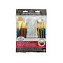 Royal & Langnickel Short Handle Assorted Brushes, Assorted Sizes, 25/Pack (RSET-9387)