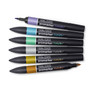 Winsor & Newton Brushmarker Sets Metallic Marker Set Of 6 (0290049)