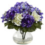 Nearly Natural 1364-BP Mixed Hydrangea Blue & Purple, 11 x 12-inch (65dd0550e8837636b11a7dd8_ud)