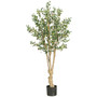Nearly Natural 5258 5' Olive Silk Tree in Pot (65dd055ce8837636b11a7e57_ud)
