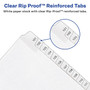 Avery Legal Pre-Printed Paper Divider Collated Set, A-Z Tabs, White, Allstate Style, Letter Size  (01700)