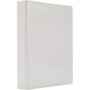 Simply Round 3-Ring View Binder, White (26644)